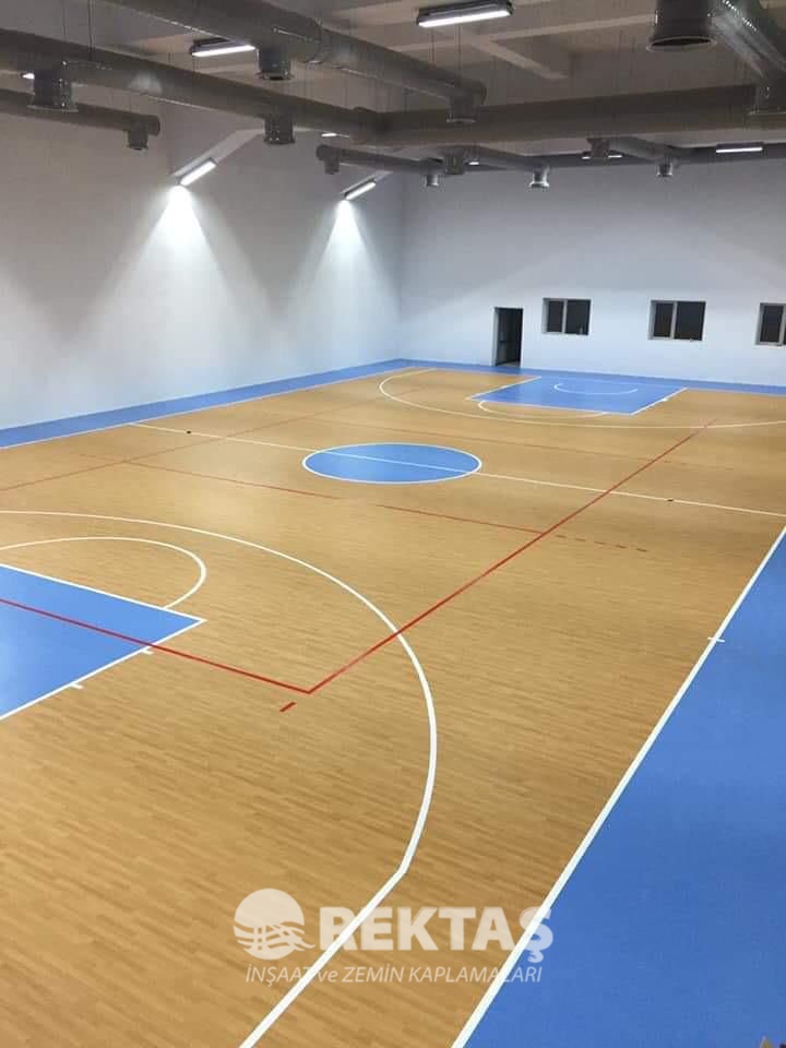 Spor PVC Zemin Çizgi Çekimi | Profesyonel Spor Sahası İşaretleme