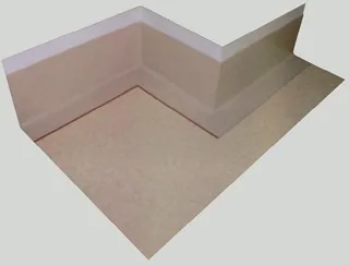 PVC esnek süpürgelik montaj detayı