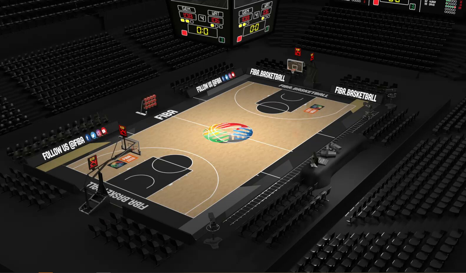 باركيه كرة السلة FIBA