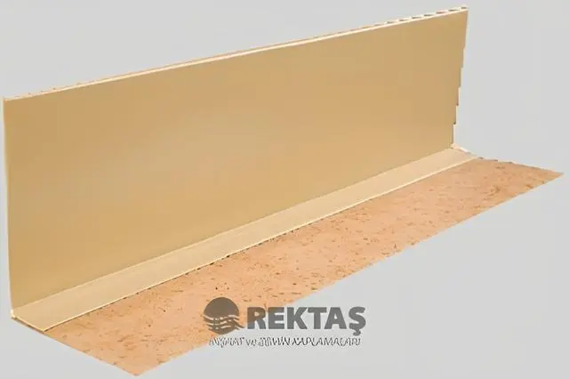 Ekonomik PVC süpürgelik uygulaması
